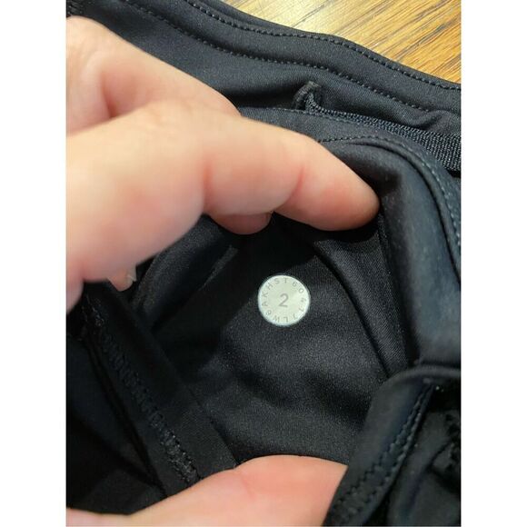 Lululemon Fast & Free Crop II *Nulux 19" Black - Picture 9 of 9
